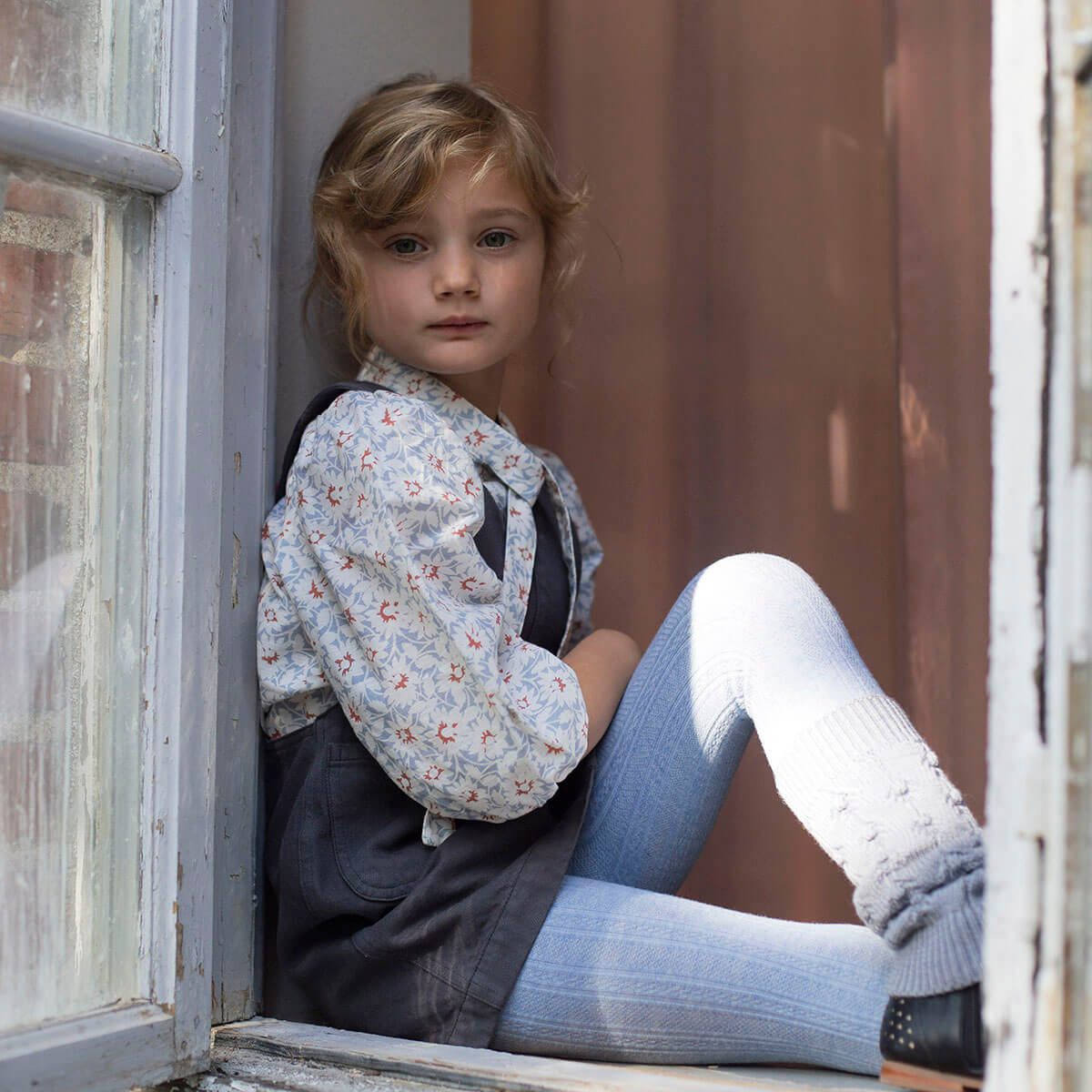 Delia Pinafore in Dusk | Soor Ploom – Junior Edition
