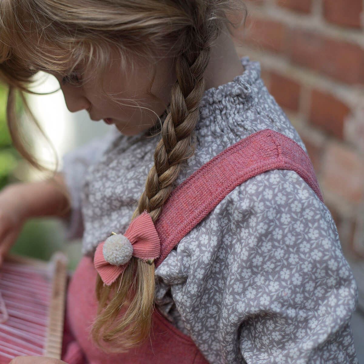 Imelda Blouse in Filigree Print / Rose Smoke | Soor Ploom – Junior