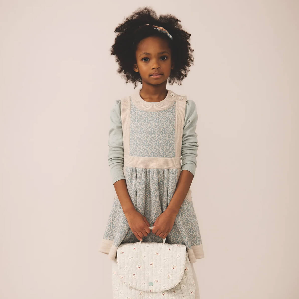 Pouf Tee in Oasis Pointelle by Soor Ploom – Junior Edition