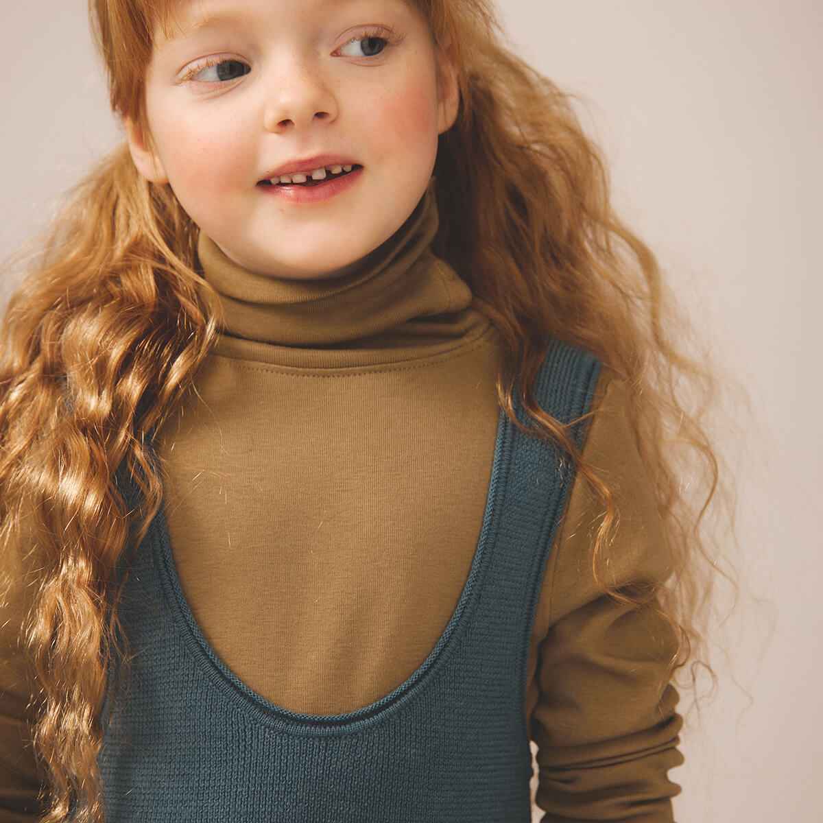 Snap Turtleneck in Brush by Soor Ploom – Junior Edition