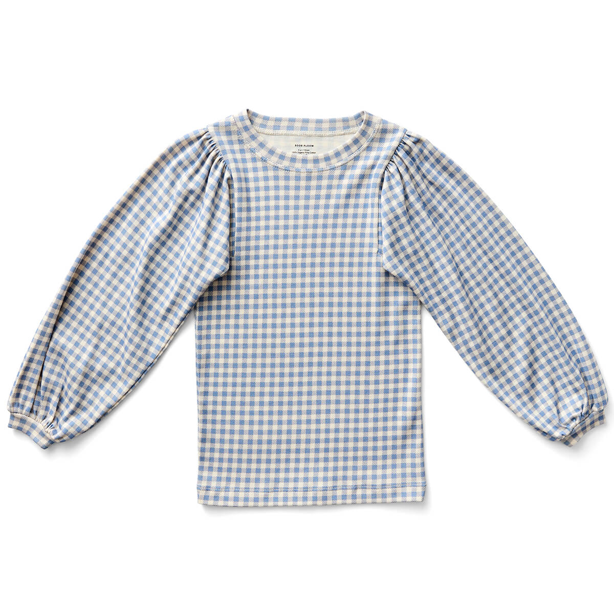 Balloon Tee in Gingham Print / Powder by Soor Ploom