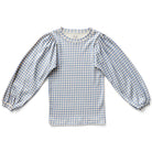 Balloon Tee in Gingham Print / Powder by Soor Ploom