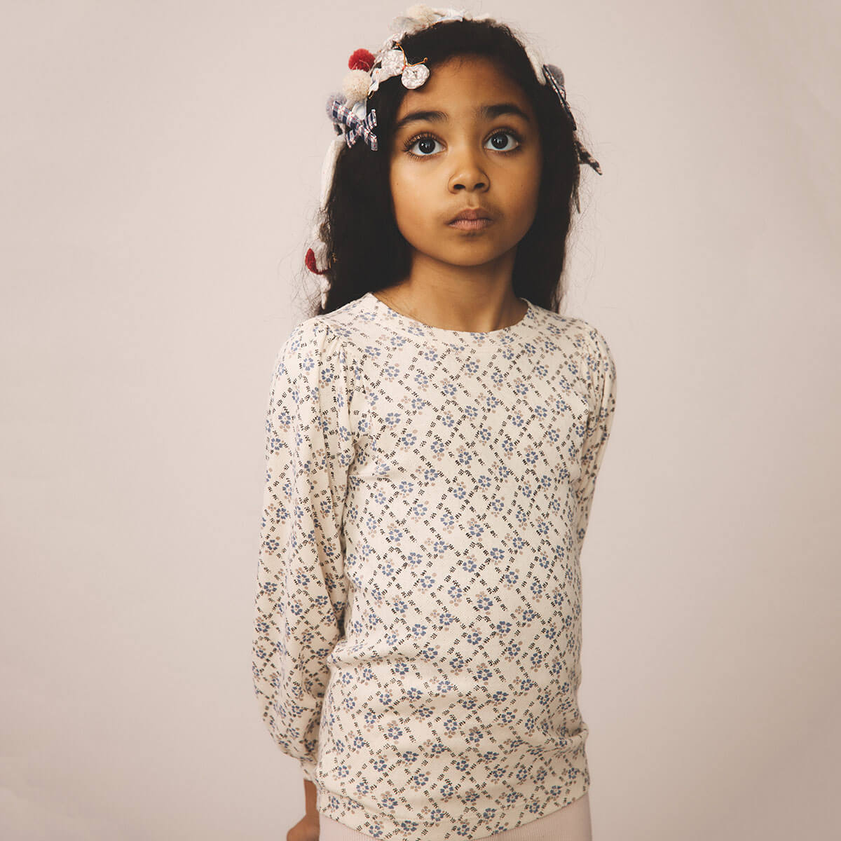 Balloon Tee in Trellis Print / Powder by Soor Ploom