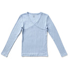 Crossover Tee in Talc Pointelle by Soor Ploom