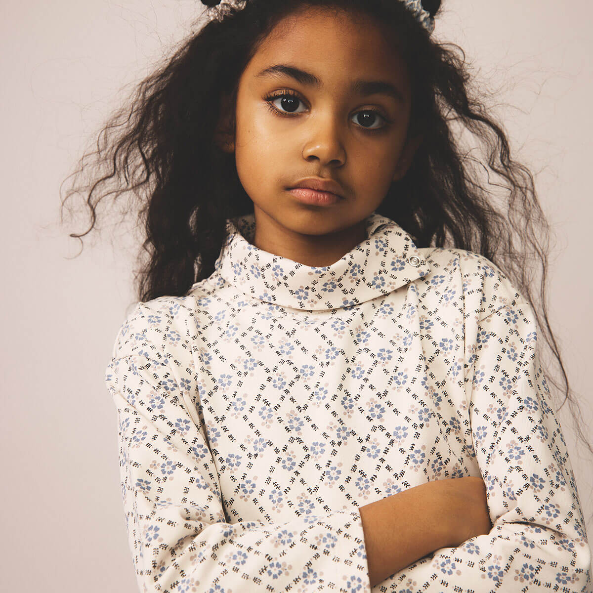 Parlor Dress in Trellis Print / Powder by Soor Ploom