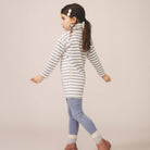 Parlor Dress in Stripe / Powder by Soor Ploom