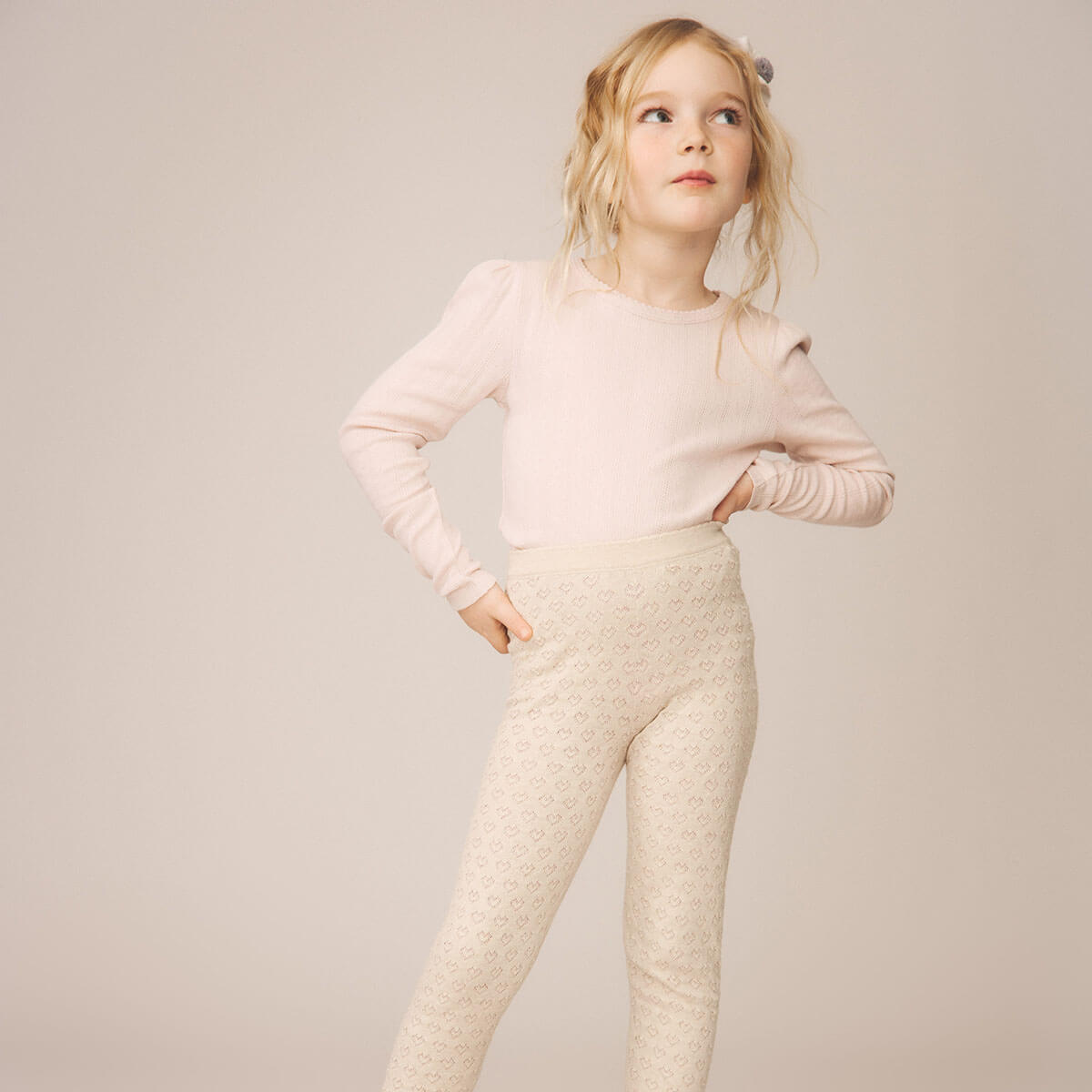 Pouf Tee in Pixie Dust Pointelle by Soor Ploom