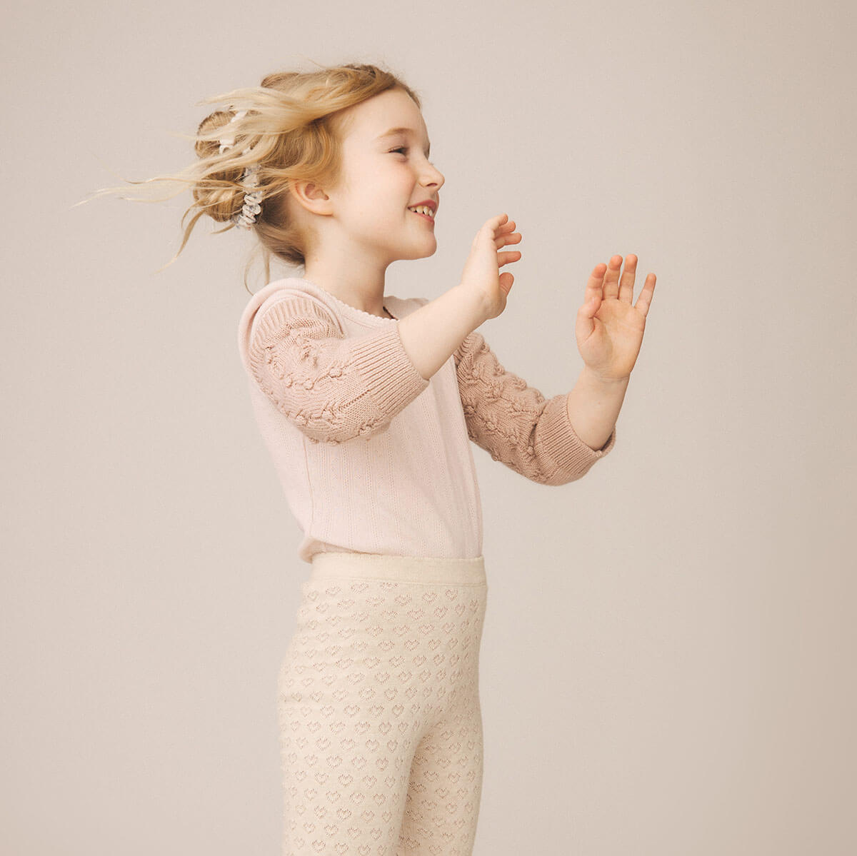 Pouf Tee in Pixie Dust Pointelle by Soor Ploom