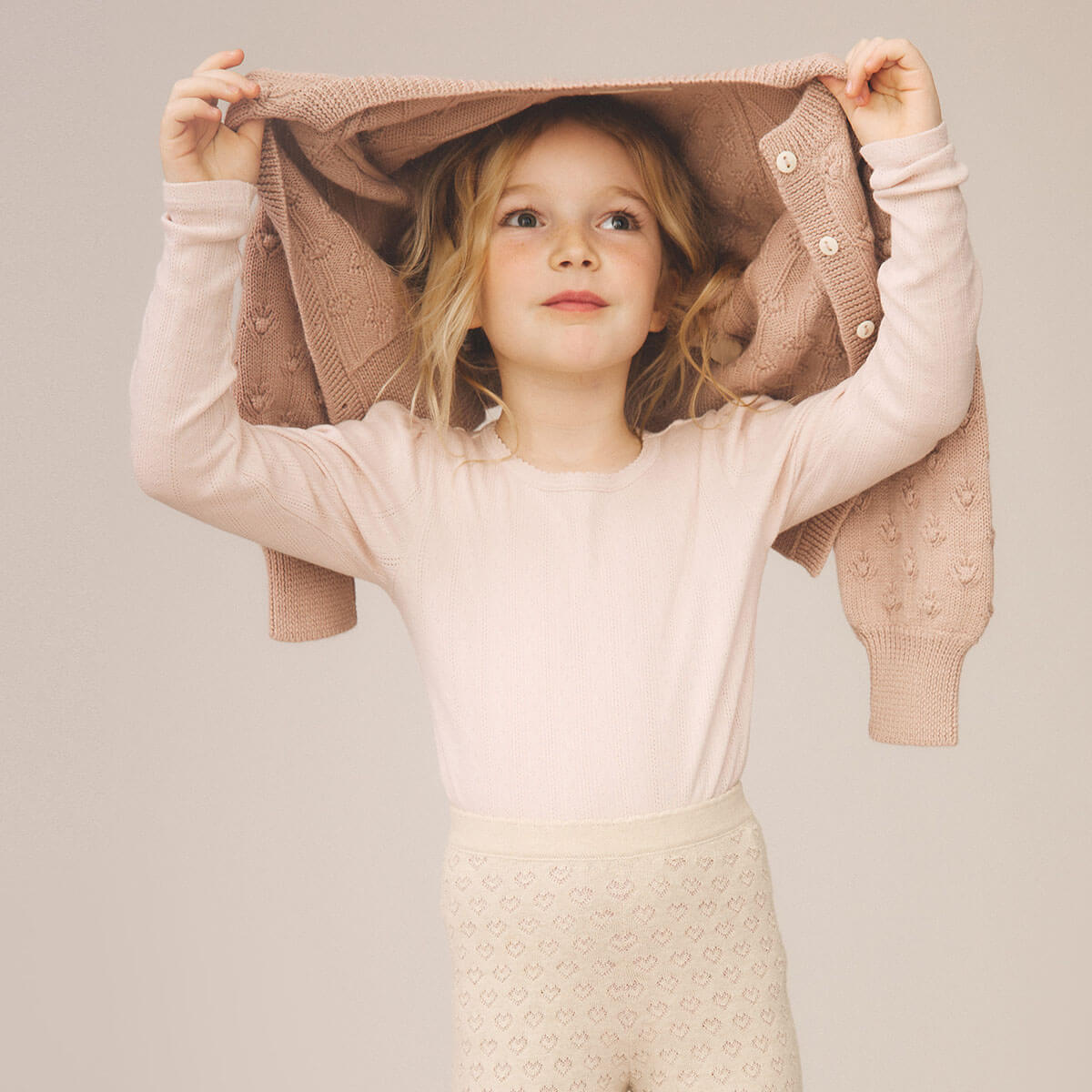 Pouf Tee in Pixie Dust Pointelle by Soor Ploom