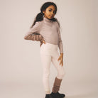 Pouf Turtleneck in Calico Print / Pigeon by Soor Ploom