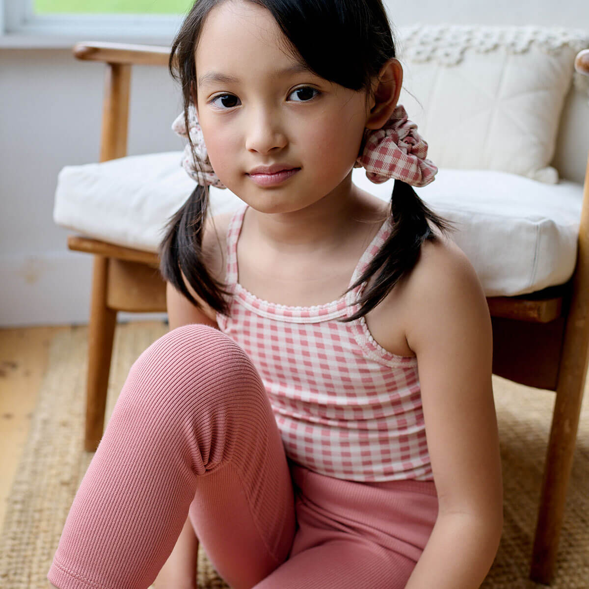 Rib Legging in Ladybird by Soor Ploom