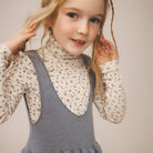 Snap Turtleneck in Calico Print / Powder by Soor Ploom