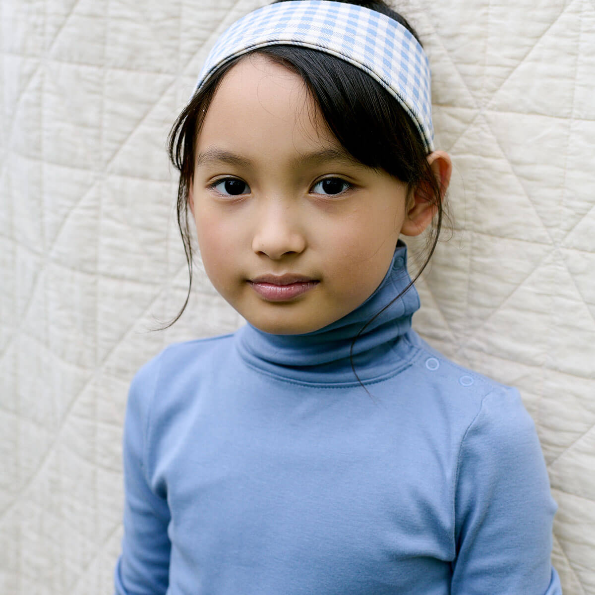 Snap Turtleneck in Powder by Soor Ploom