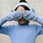 Snap Turtleneck in Powder by Soor Ploom