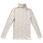 Snap Turtleneck in Trellis Print / Powder by Soor Ploom