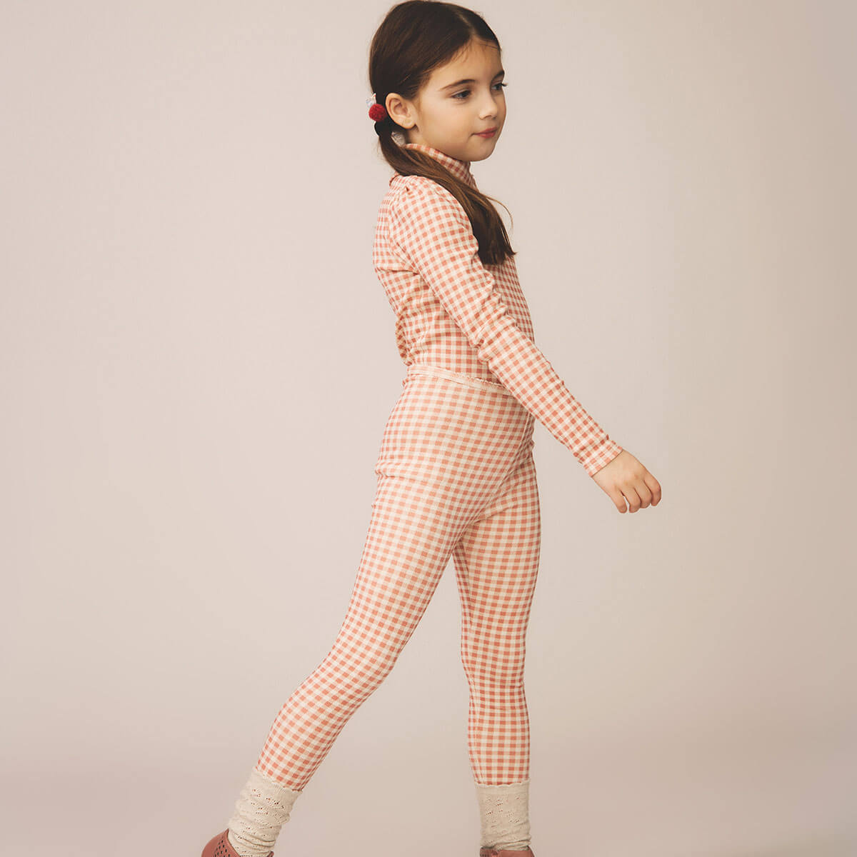Stretch Legging in Gingham Print / Ladybird by Soor Ploom