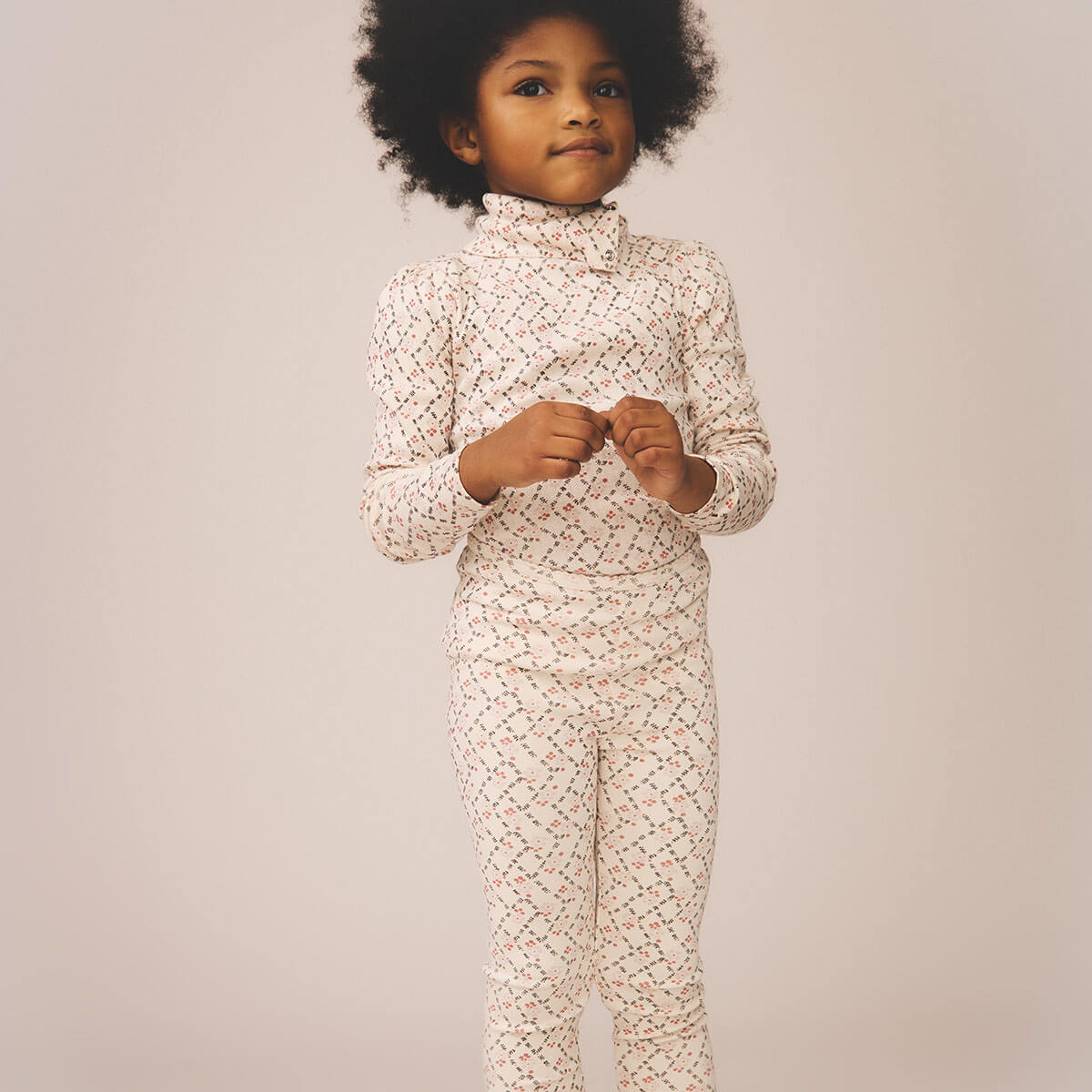 Stretch Legging in Trellis Print / Ladybird by Soor Ploom