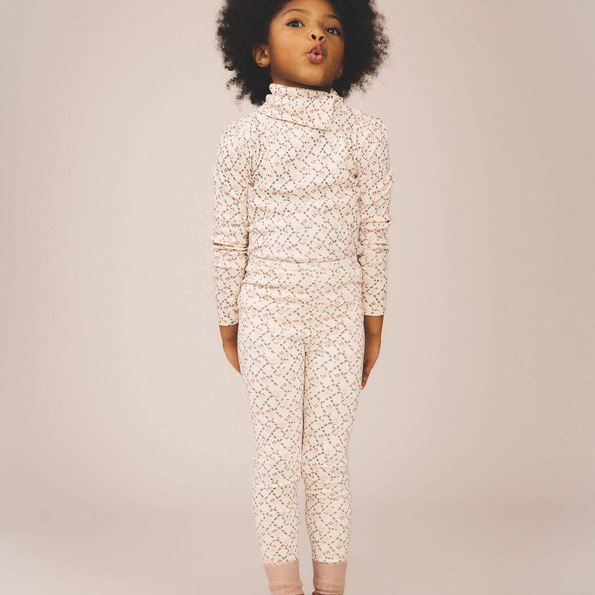 Stretch Legging in Trellis Print / Ladybird by Soor Ploom