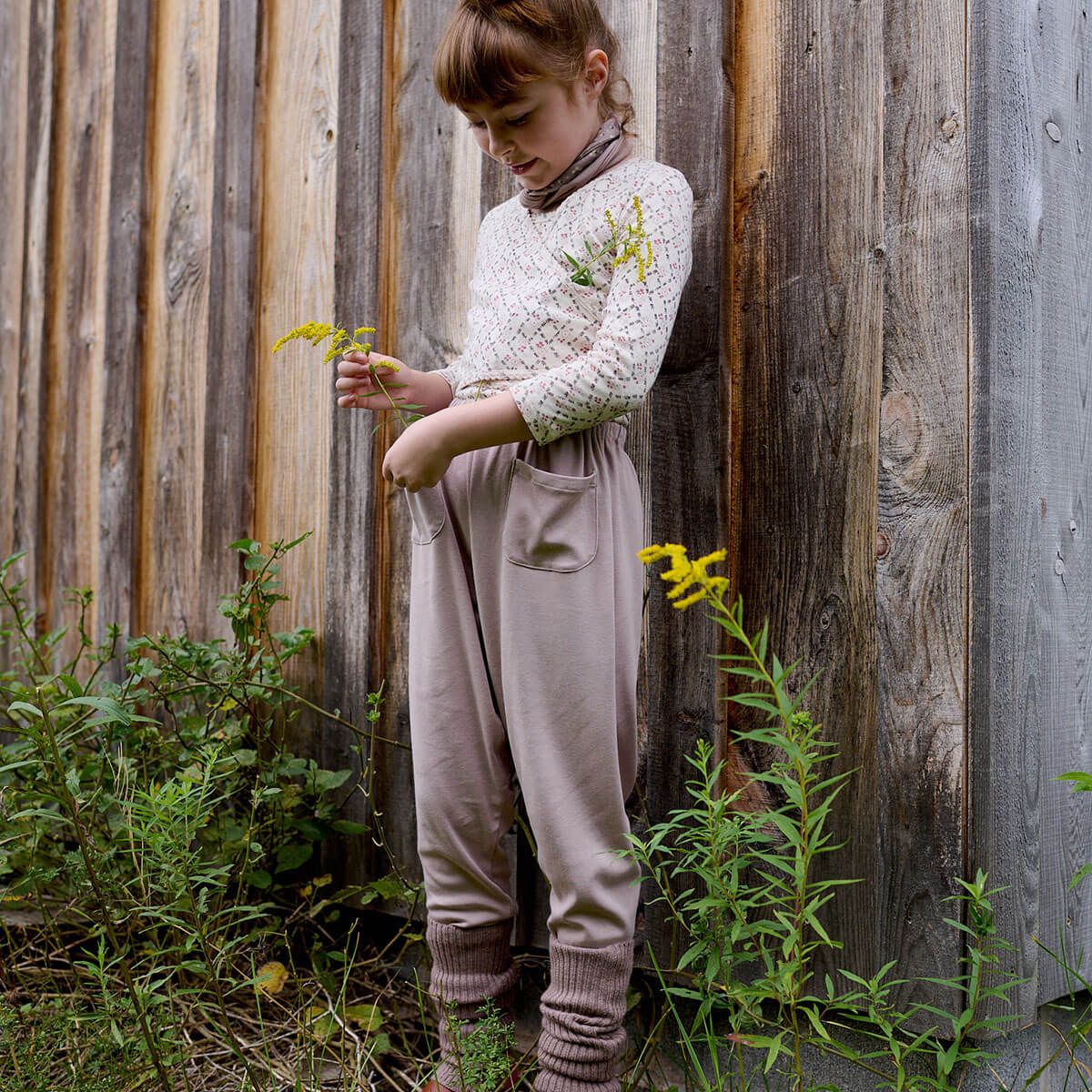 Wrap Tee in Trellis Print / Ladybird by Soor Ploom