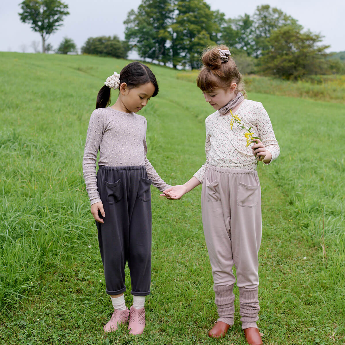 Wrap Tee in Trellis Print / Ladybird by Soor Ploom