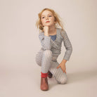 Wrap Tee in Gingham Print / Powder by Soor Ploom