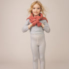 Wrap Tee in Gingham Print / Powder by Soor Ploom