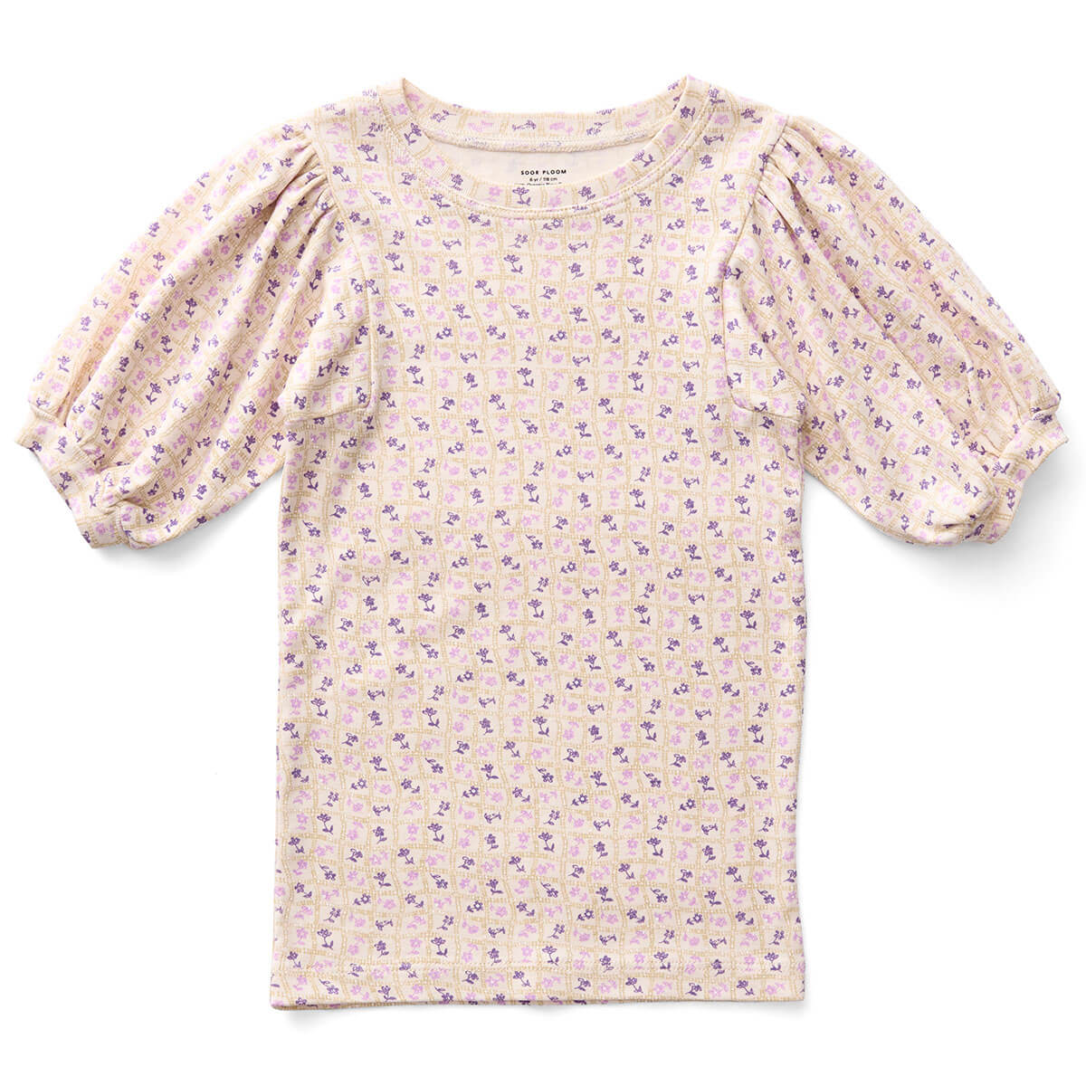 soor ploom angel tee flower press print Kids' Pouf Tee in Flower