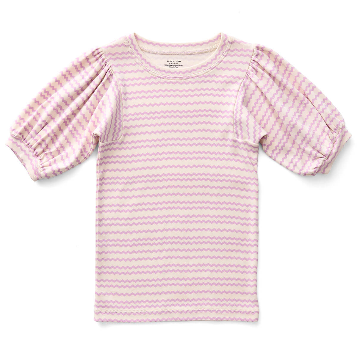 Kids' Balloon Tee in Ric Rac Print Bubble by Soor Ploom | Organic