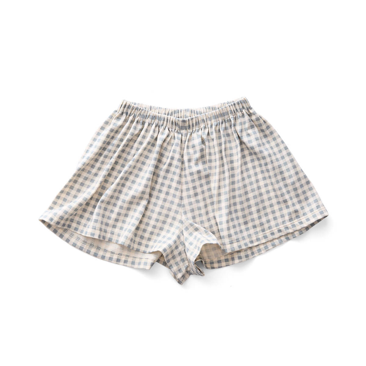 Block Skort in Gingham Print Azul by Soor Ploom – Junior Edition