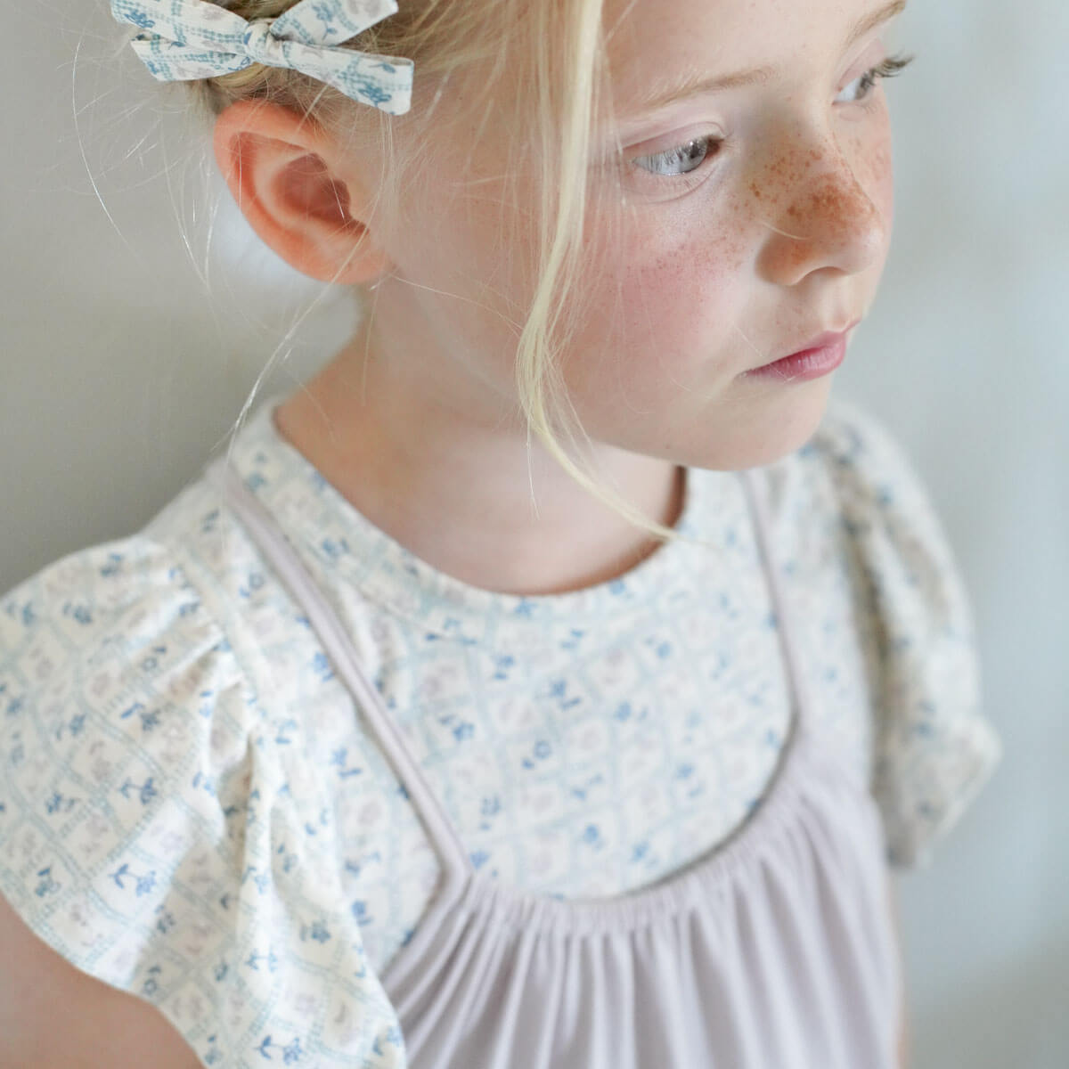 スカート soor ploom Loop Dress Seashell 4y Kids' Loop Dress in Seashell by Soor Ploom | Organic Pima Cotton