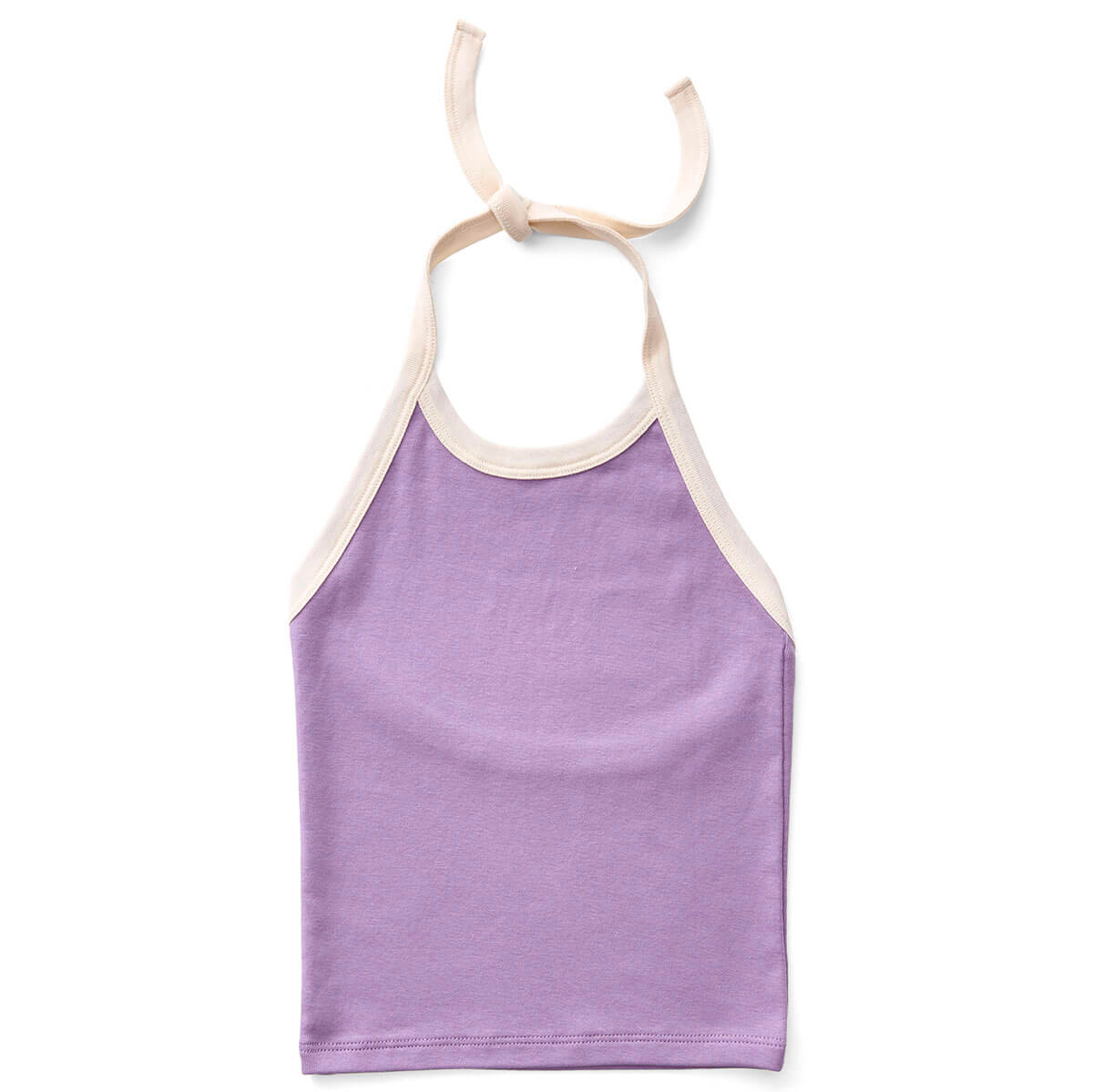 Kids' Tie Halter in Pansy by Soor Ploom | Organic Pima Cotton