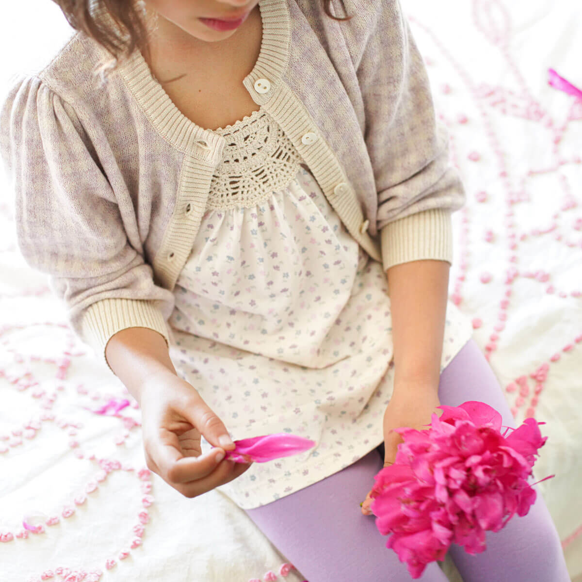 Kids' Cornelia Camisole in String by Soor Ploom | Organic Pima