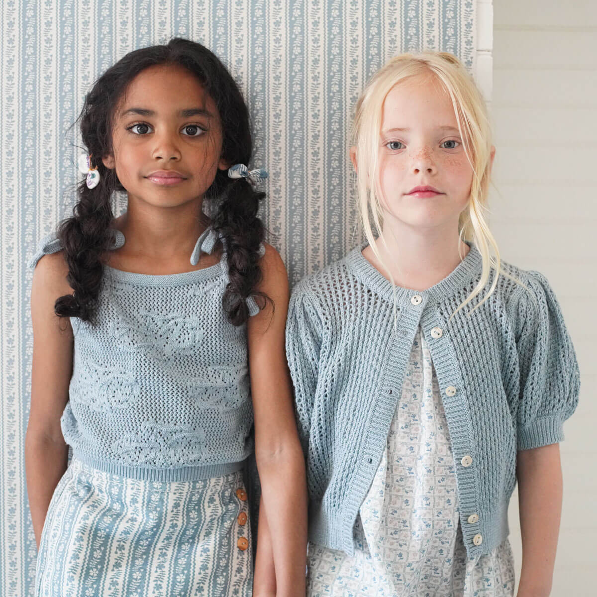 Kids' June Camisole in Azul by Soor Ploom | Organic Pima Cotton