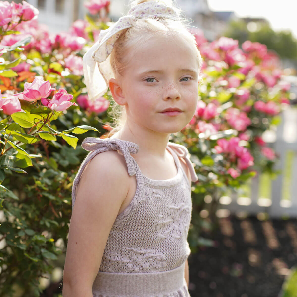 Kids' June Camisole in Cloud by Soor Ploom | Organic Pima Cotton