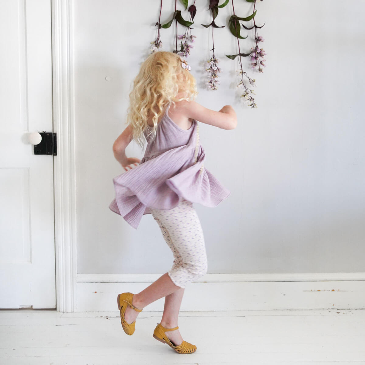 Birdie Tunic in Faded Zinnia by Soor Ploom – Junior Edition