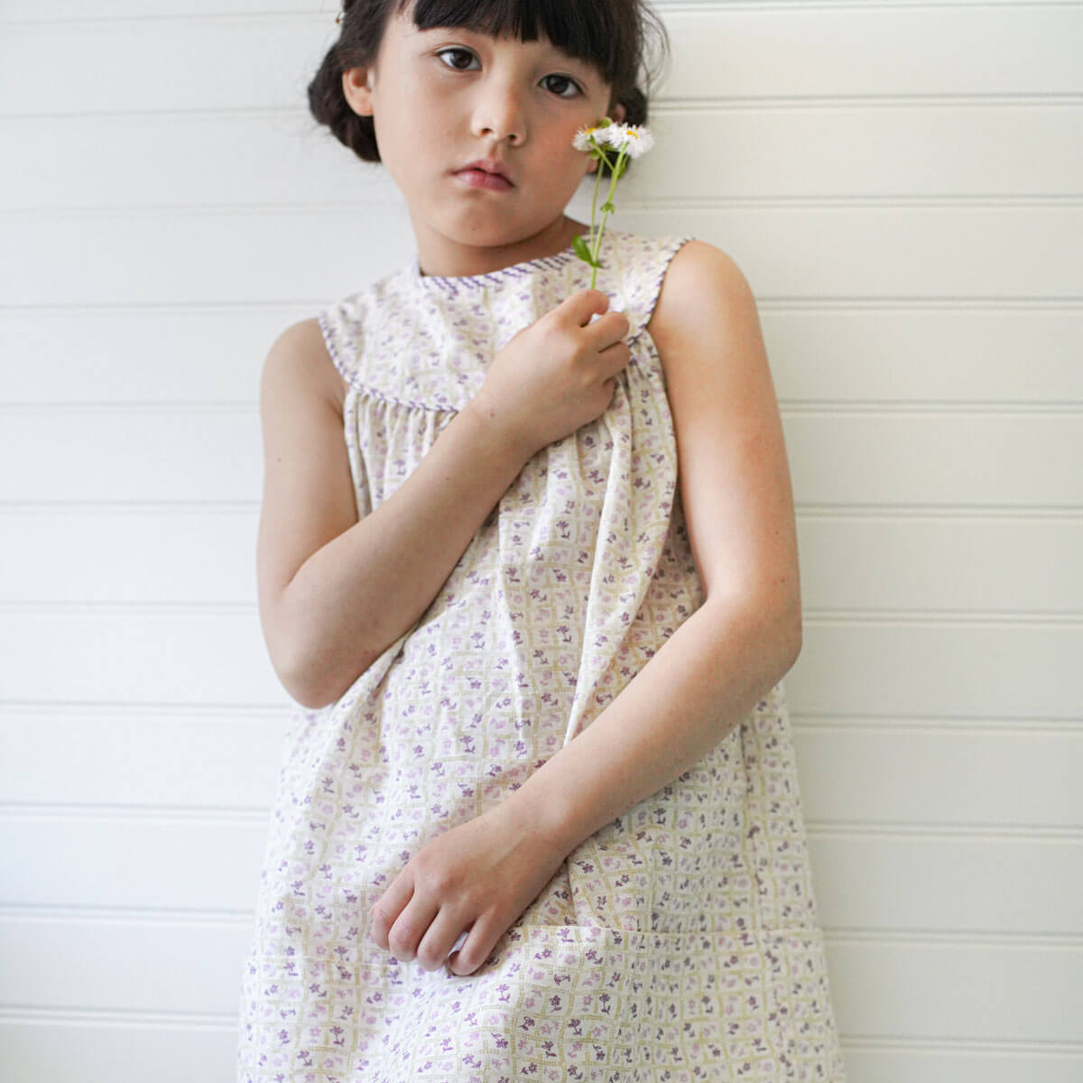 Delilah Dress in Flower Press Print Soy by Soor Ploom