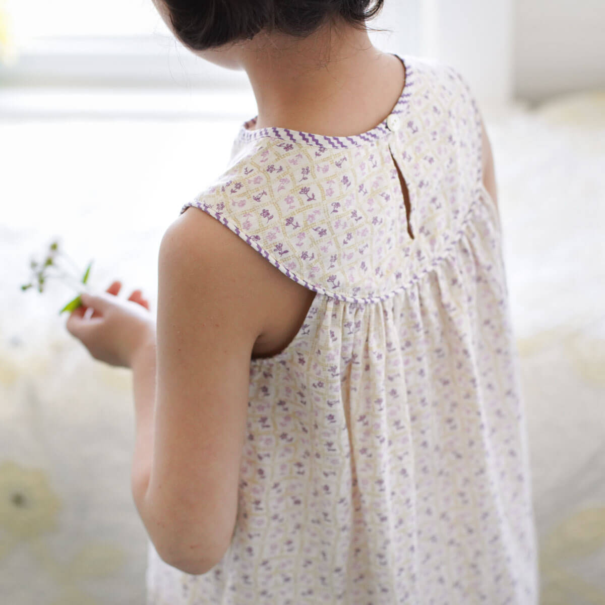 Delilah Dress in Flower Press Print Soy by Soor Ploom