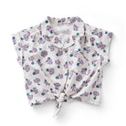 Loli Blouse in Carnation Print Pansy by Soor Ploom