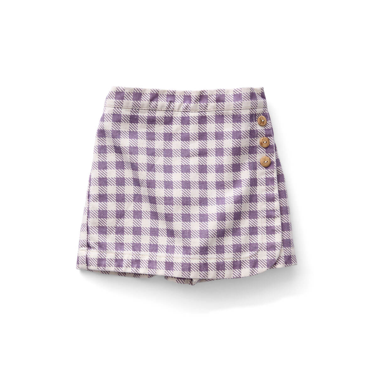 SOOR PLOOM タートル GINGHAM PRINT CHERRY 2y Snap Turtleneck in Gingham Cherry by Soor Ploom - Last One In