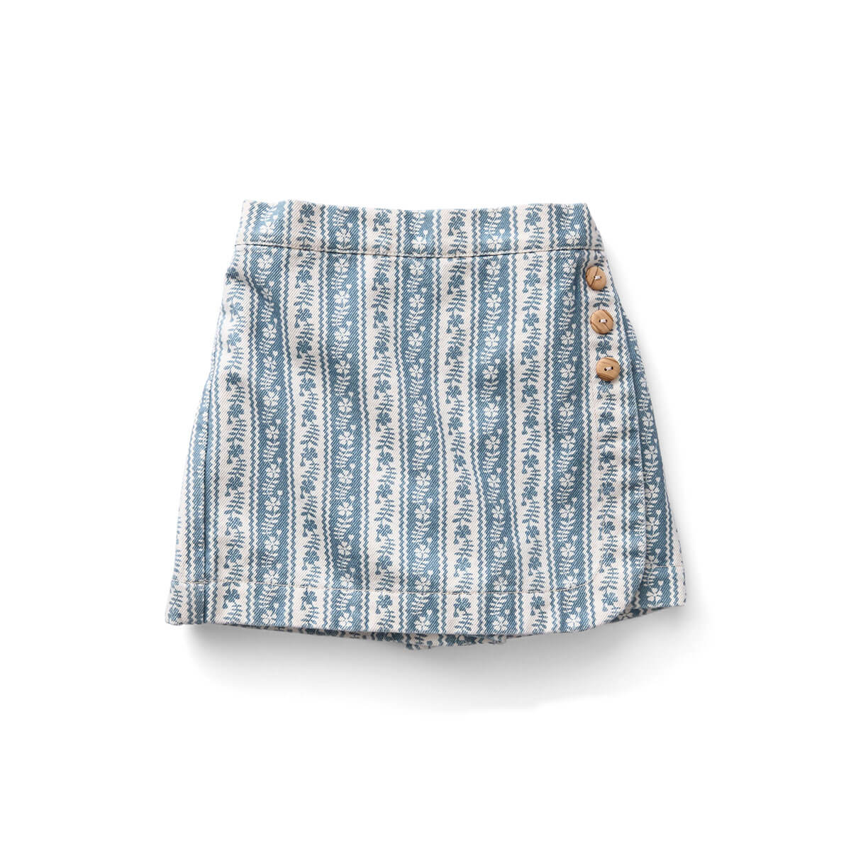 Olive Skort in Lattice Print Azul by Soor Ploom
