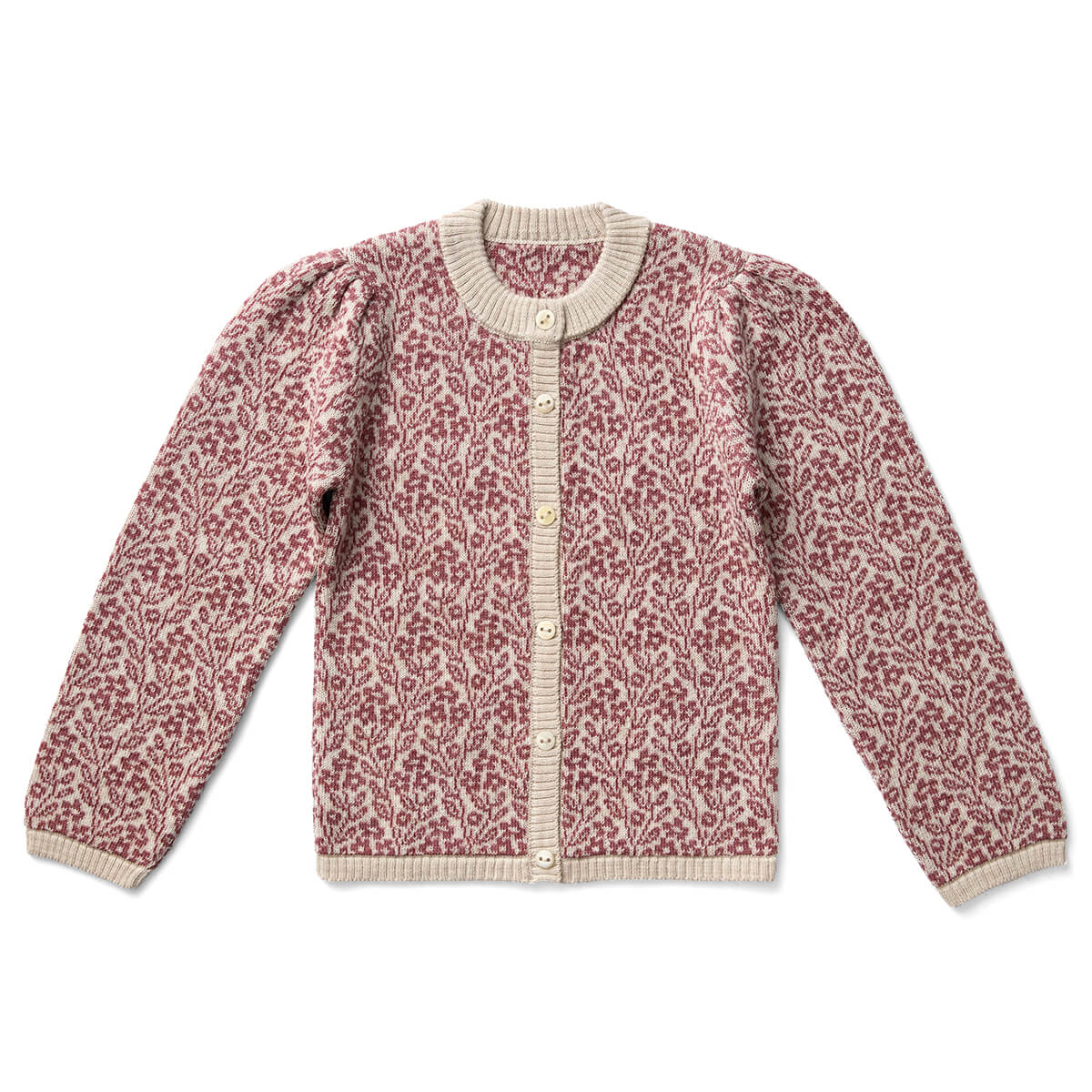 Judith Cardigan in Cherry by Soor Ploom – Junior Edition