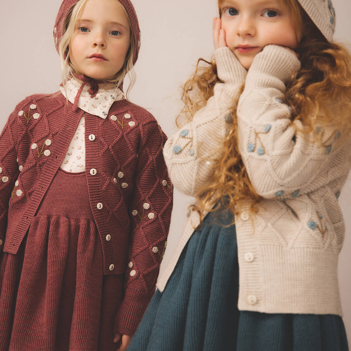 スカート soor ploom sage pinafore cherry 4y Sage Pinafore in Cherry by Soor Ploom – Junior Edition