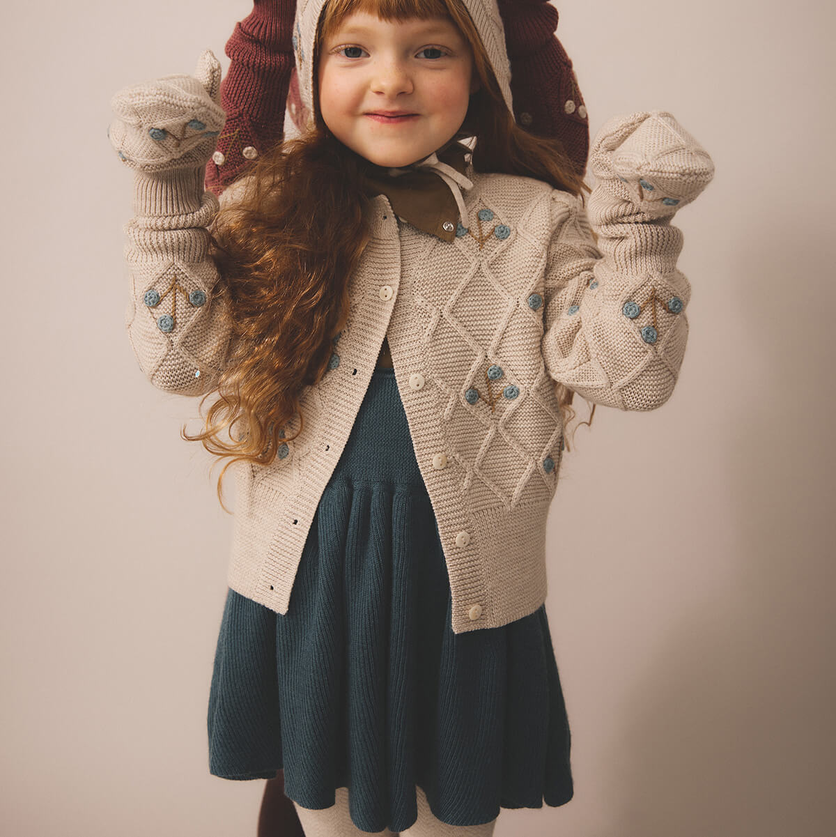 ワンピース soor ploom sage pinafore Bottle 2y Soor Ploom