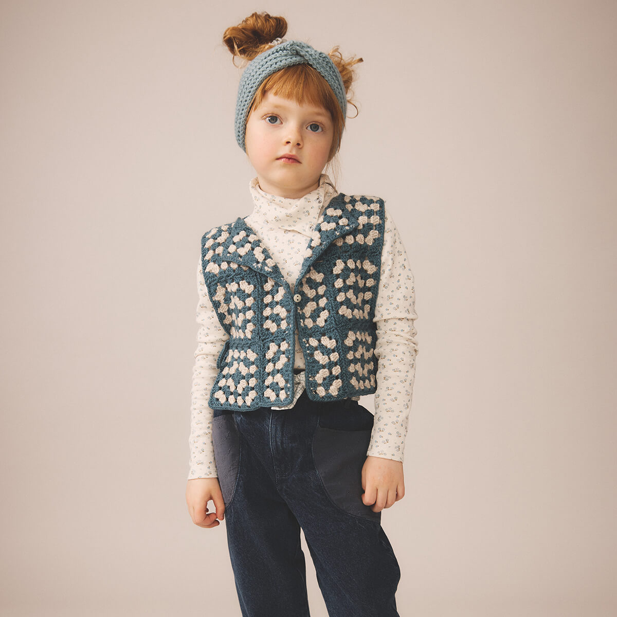 soor ploom Dahlia smock Lichen 【公式通販】