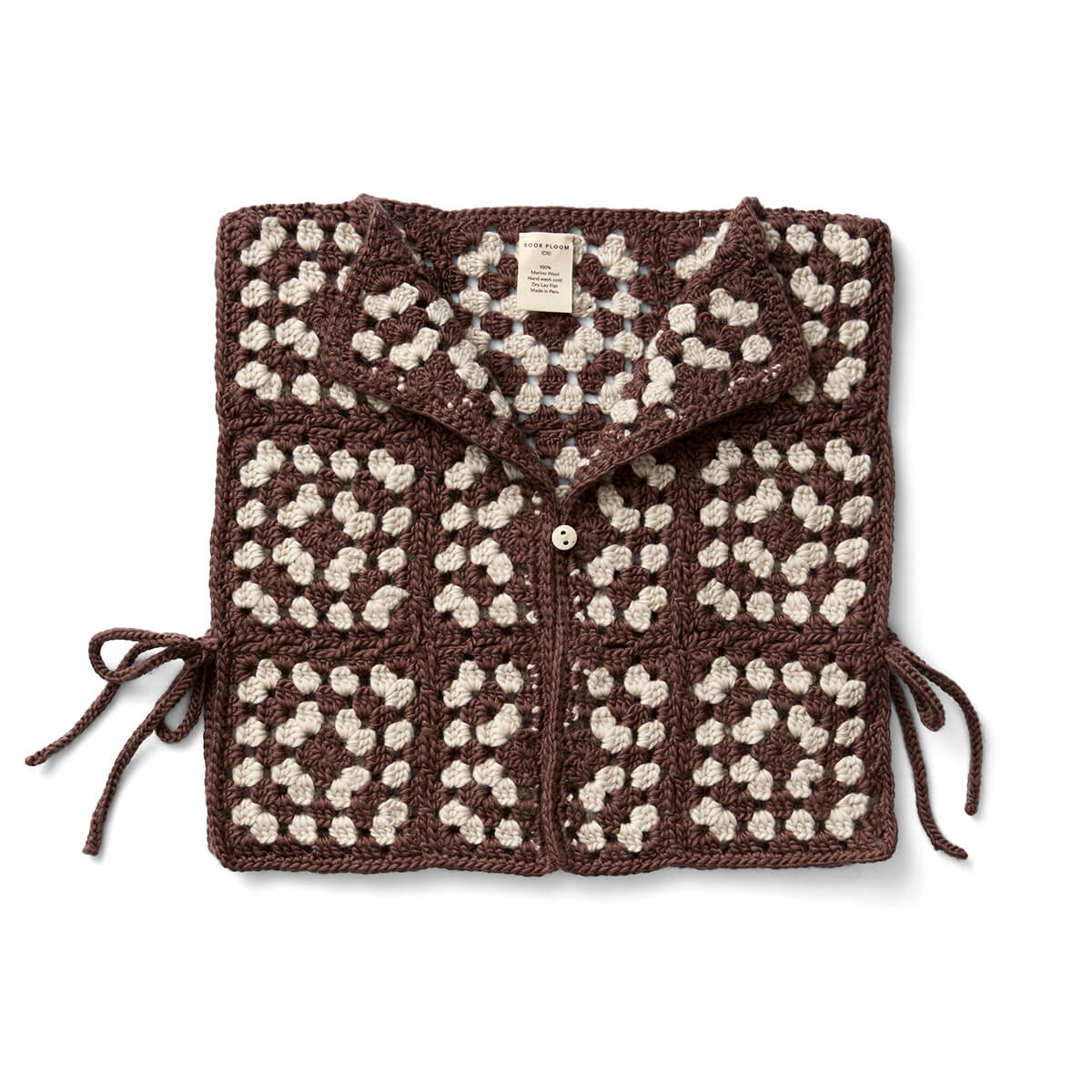 Squares Smock in Prune by Soor Ploom – Junior Edition Squares Smock in Prune by Soor Ploom – Junior Edition