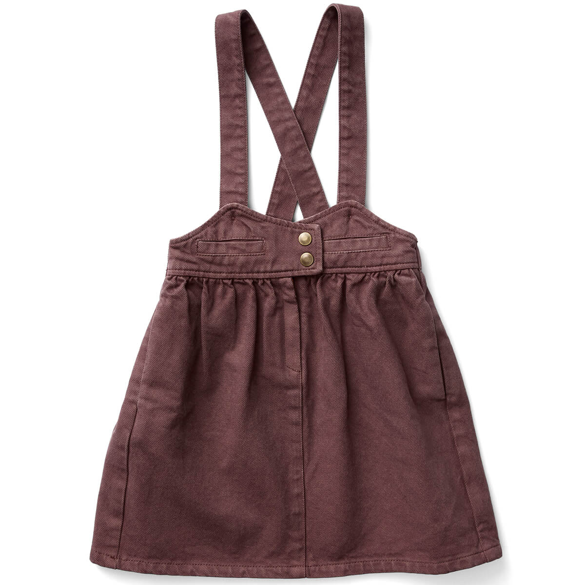 スカート soor ploom MINNIE PINAFORE 7y Minnie Pinafore in Prune by Soor Ploom – Junior Edition