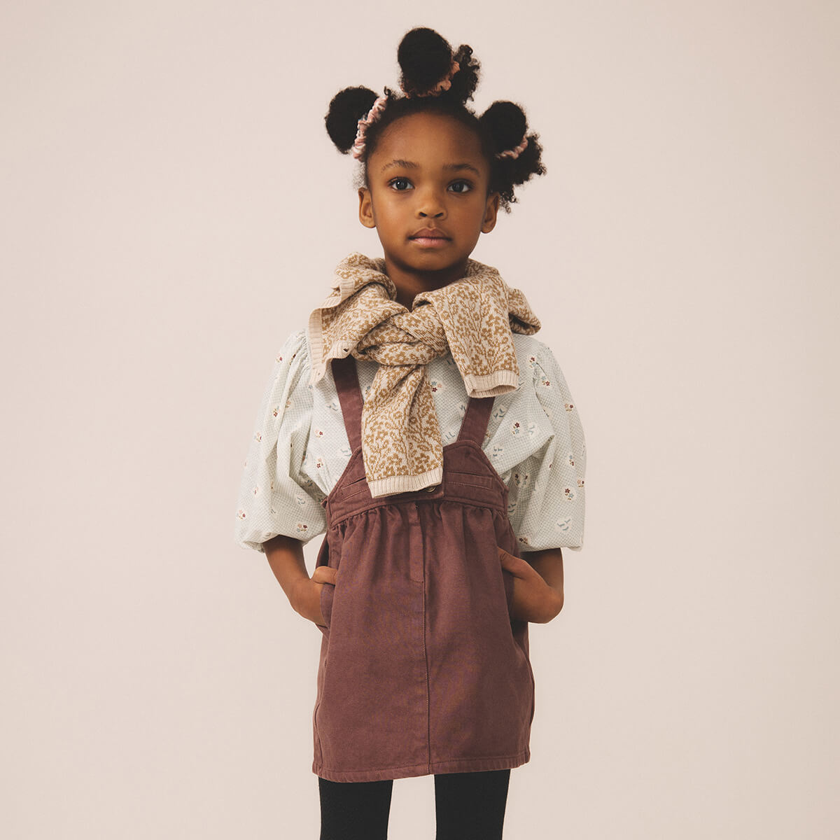 Minnie Pinafore in Prune by Soor Ploom – Junior Edition