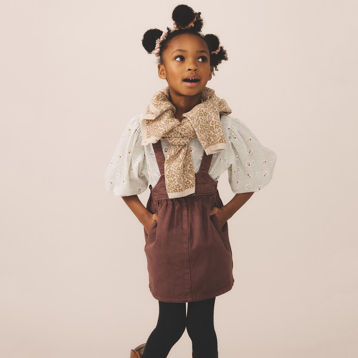 Minnie Pinafore in Prune by Soor Ploom – Junior Edition