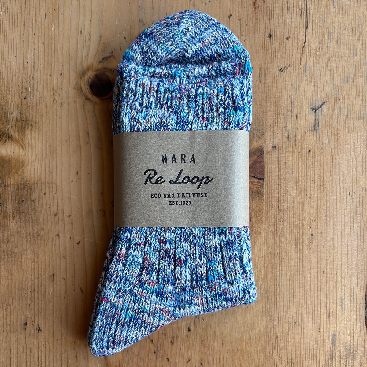 Interloop Socks Nara Re Loop Socks in Blueberry by Souki Japan – Junior Edition