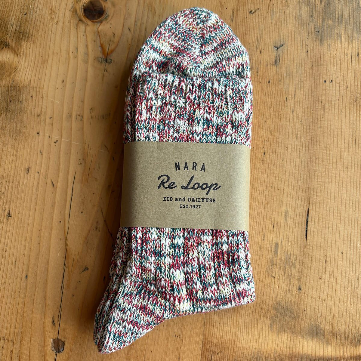 Interloop Socks Nara Re Loop Men's Socks in Cranberry by Souki Japan – Junior Edition